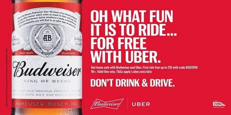 Uber és Budweiser karácsonyi kampánya